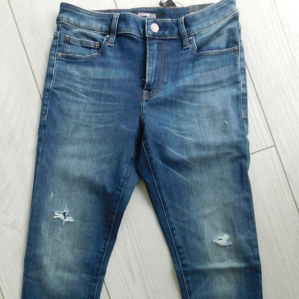 Express Faded Denim Jeans